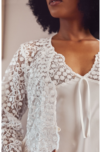 Parure de Noces 2 pièces "Satin de Soie"