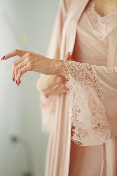 Pyjama maternité 2 pièces en coton-viscose