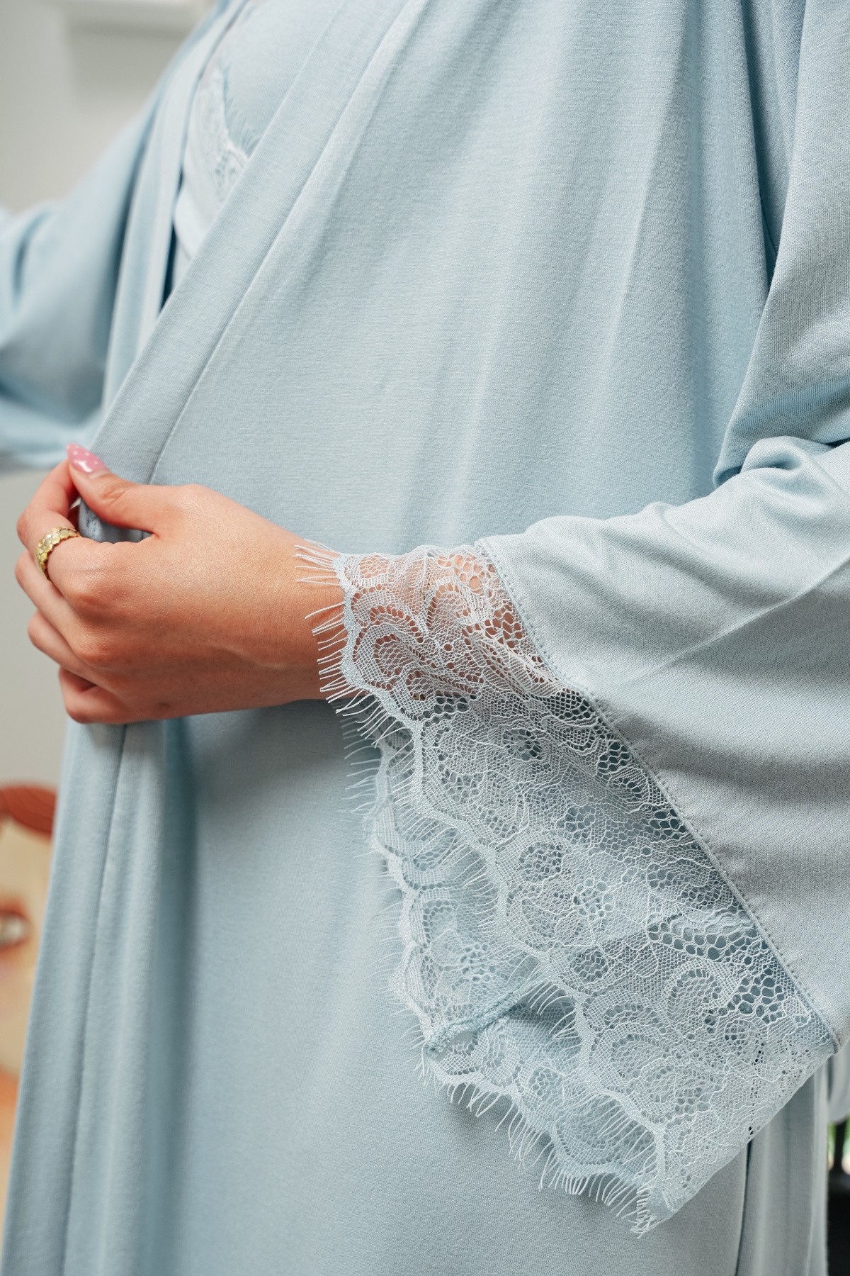 Pyjama maternité 2 pièces en coton-viscose