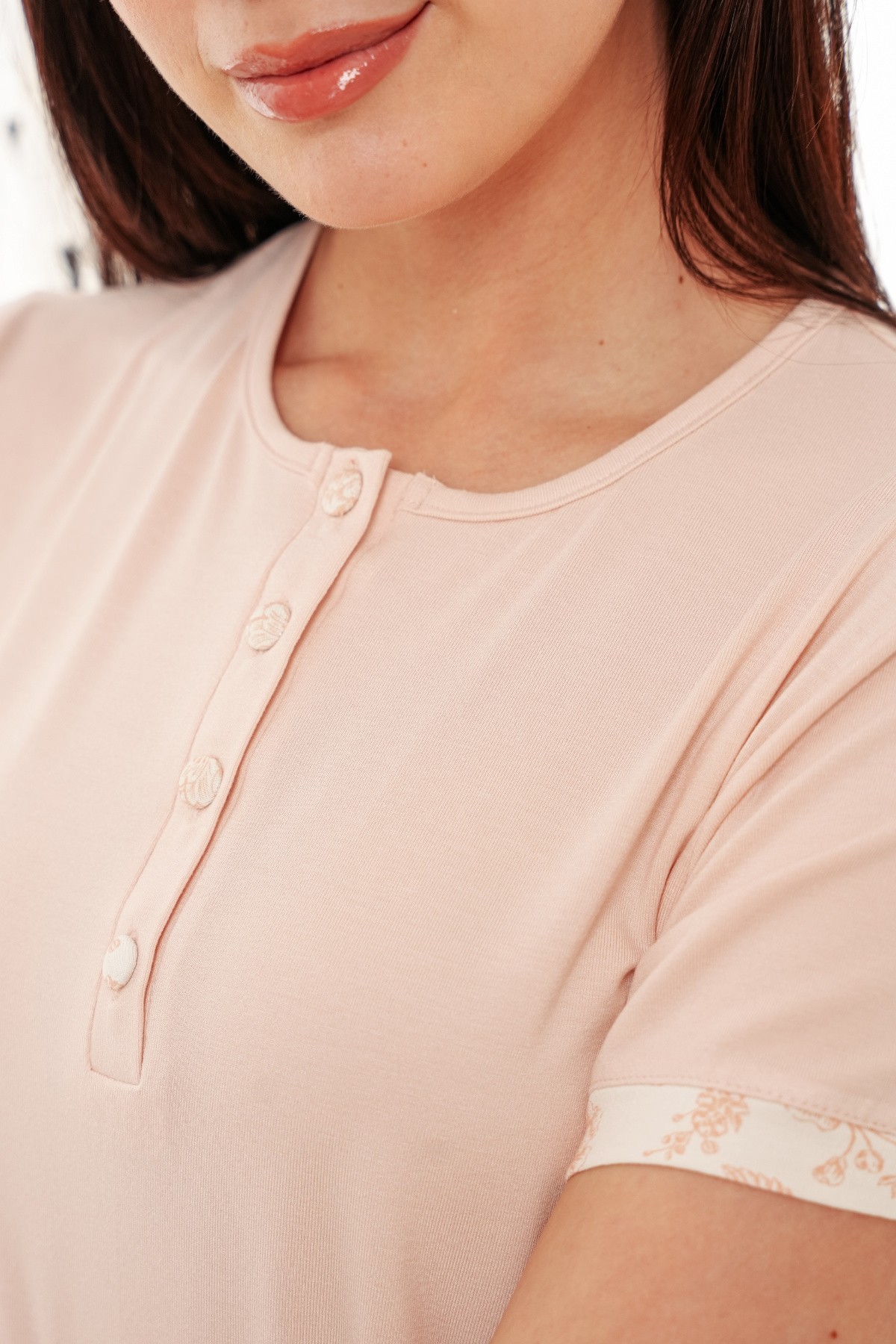 Pyjama femme 4 pièces en coton-viscose