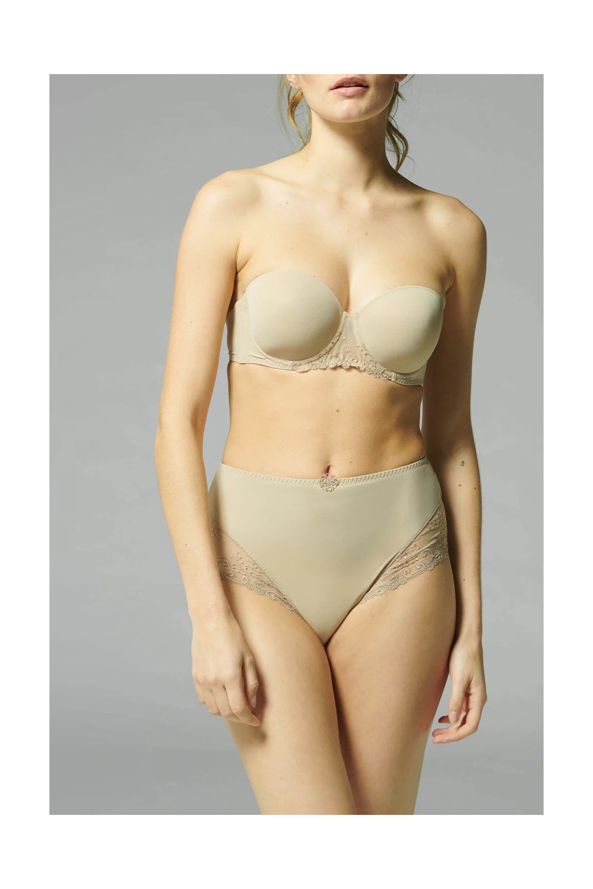 Culotte taille haute - Délice - 1 pièce chair