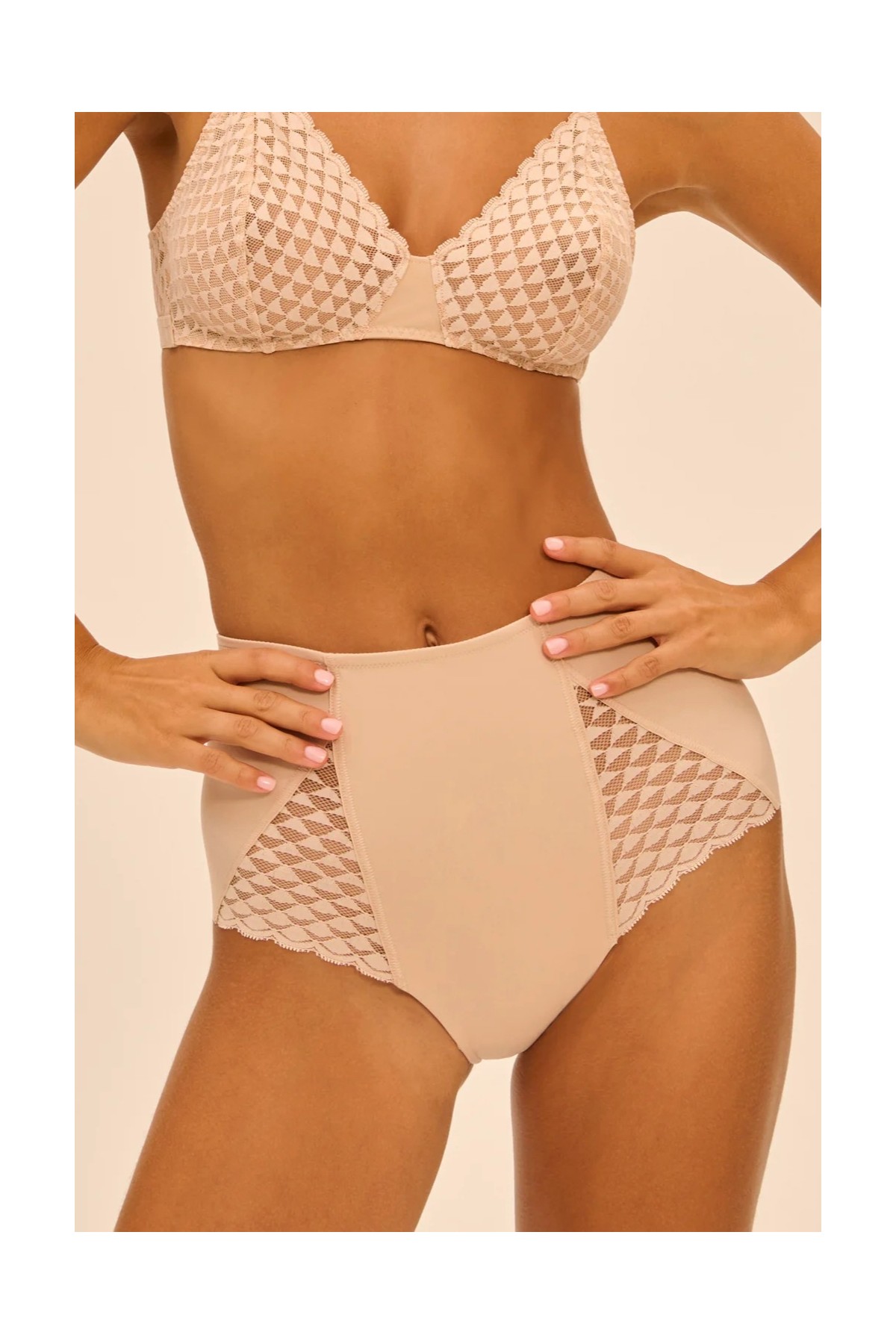 Gaine Slip Taille Haute - 1 pièce Chair