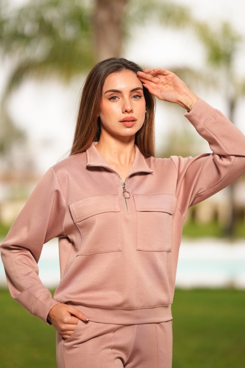 Ensemble jogging femme chic 2 pièces | Glossy Envy Tunisie