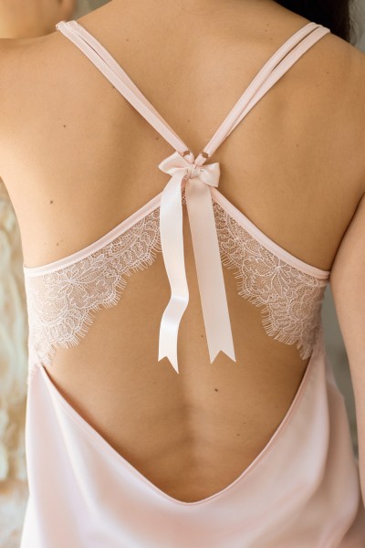 Parure Noces Femme – Nuisette & Kimono Satin Dentelle | Glossy Envy